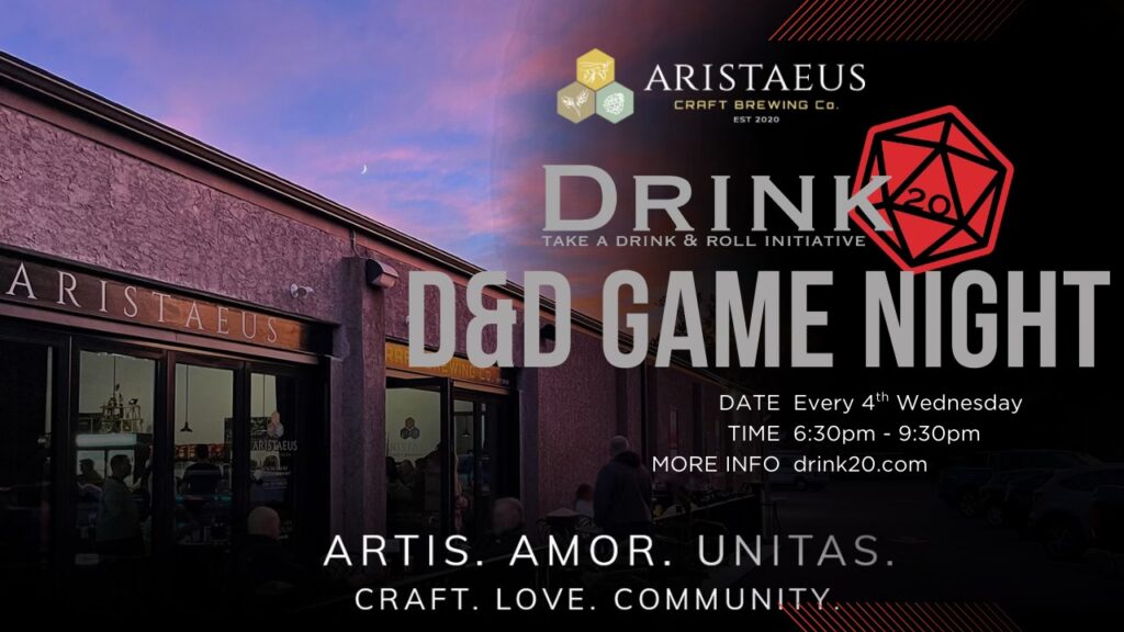 Dungeons & Dragons Nights at Aristaeus Brewing (Langhorne, Bucks County)