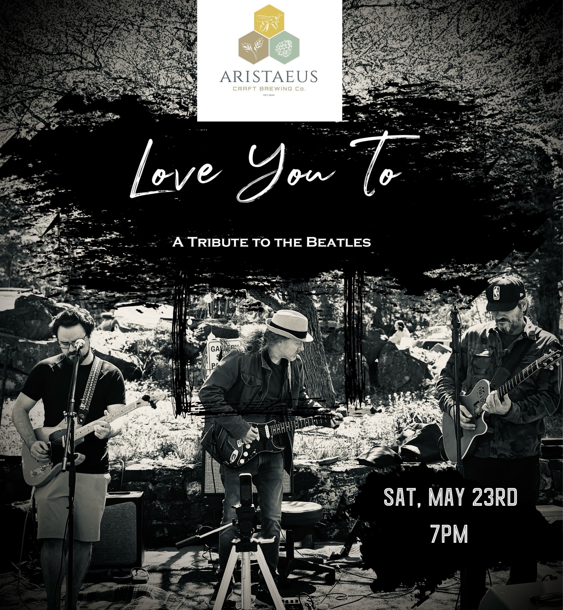 Live Music: Love You To - A Tribute to the Beatles - May 23 at Aristaeus Craft Brewing Co.