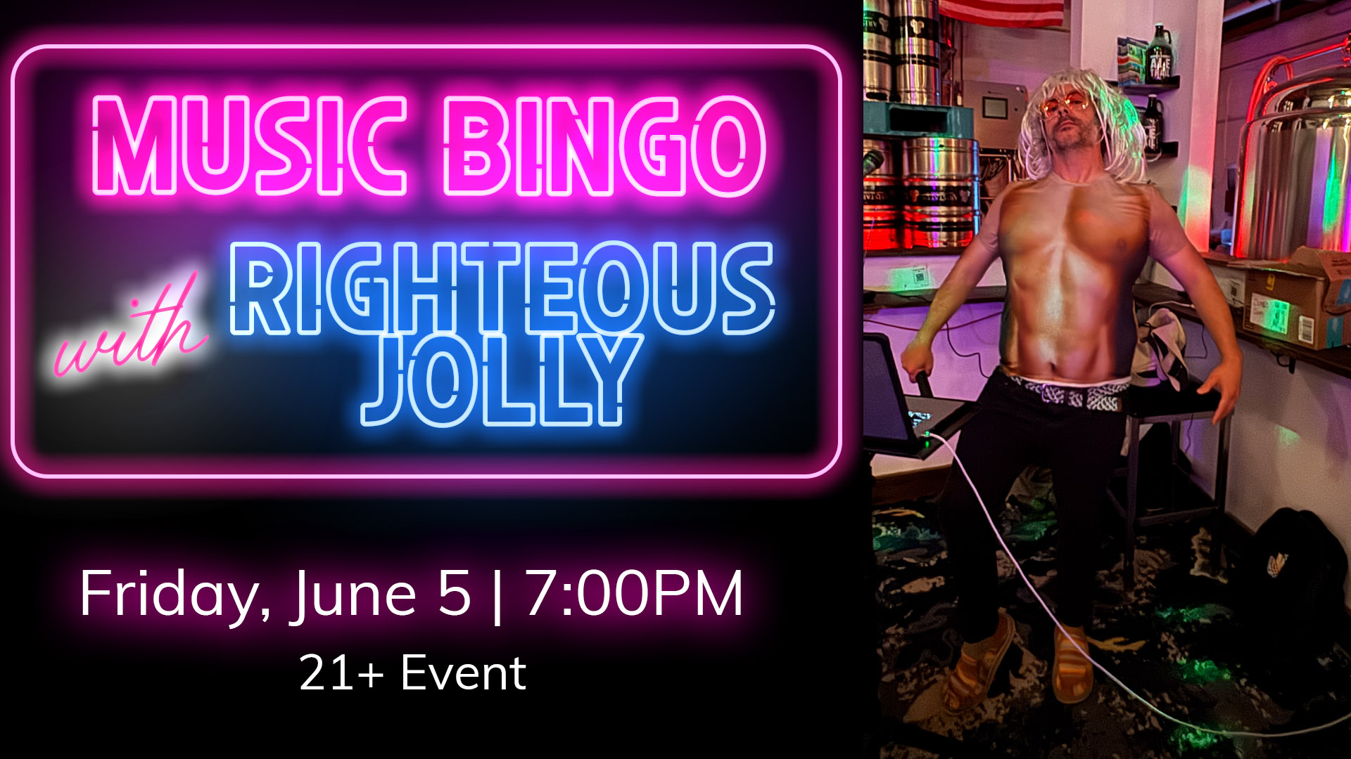 Music Bingo with Righteous Jolly at Aristaeus (Langhorne PA)
