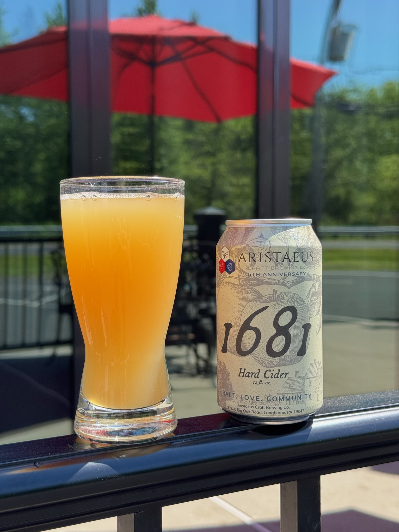 aristaeus-craft-brewing-1681-cider Aristaeus Craft Brewing Co - 1681 Hard Cider - America 250 Collaboration with Pennsbury Manor