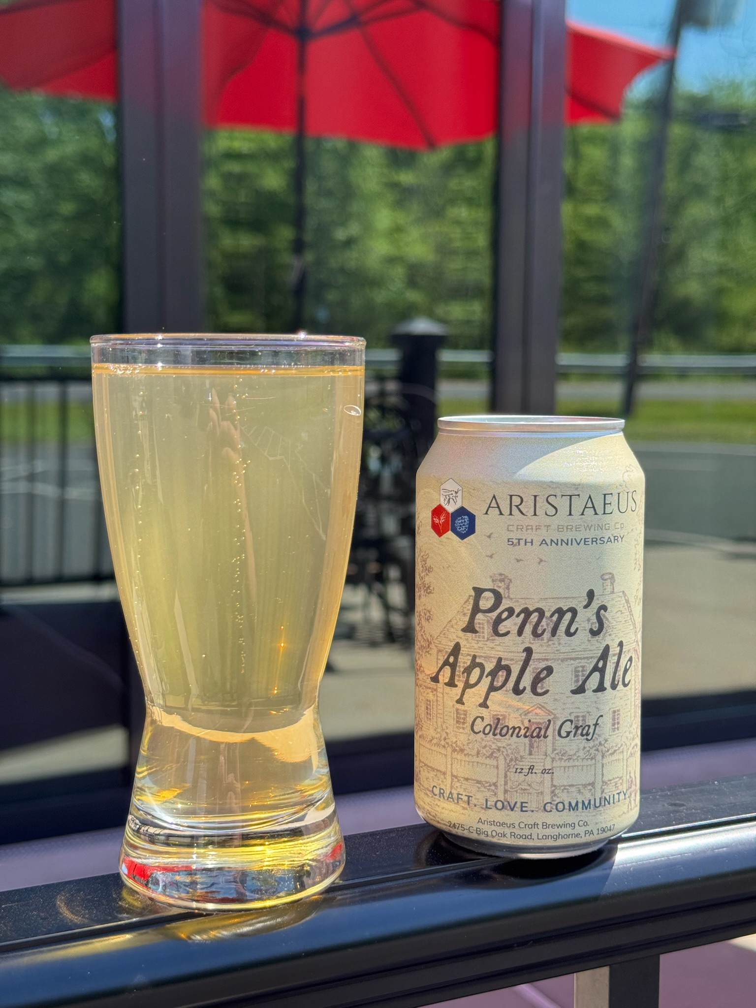 aristaeus-craft-brewing-penns-apple-ale Aristaeus Craft Brewing Co - Penn's Apple Ale - America 250 Collaboration with Pennsbury Manor