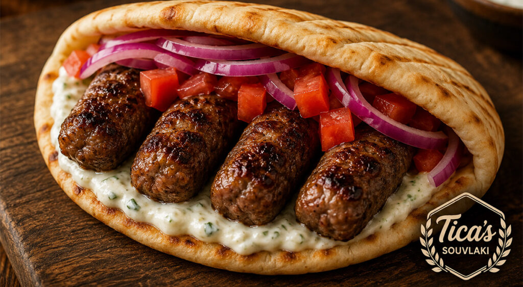 Tica's Souvlaki at Aristaeus Craft Brewing Co.