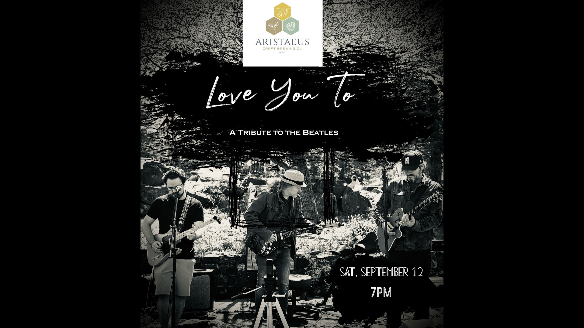 Live Music: Love You To - A Tribute to the Beatles - September 12 at Aristaeus Craft Brewing Co.