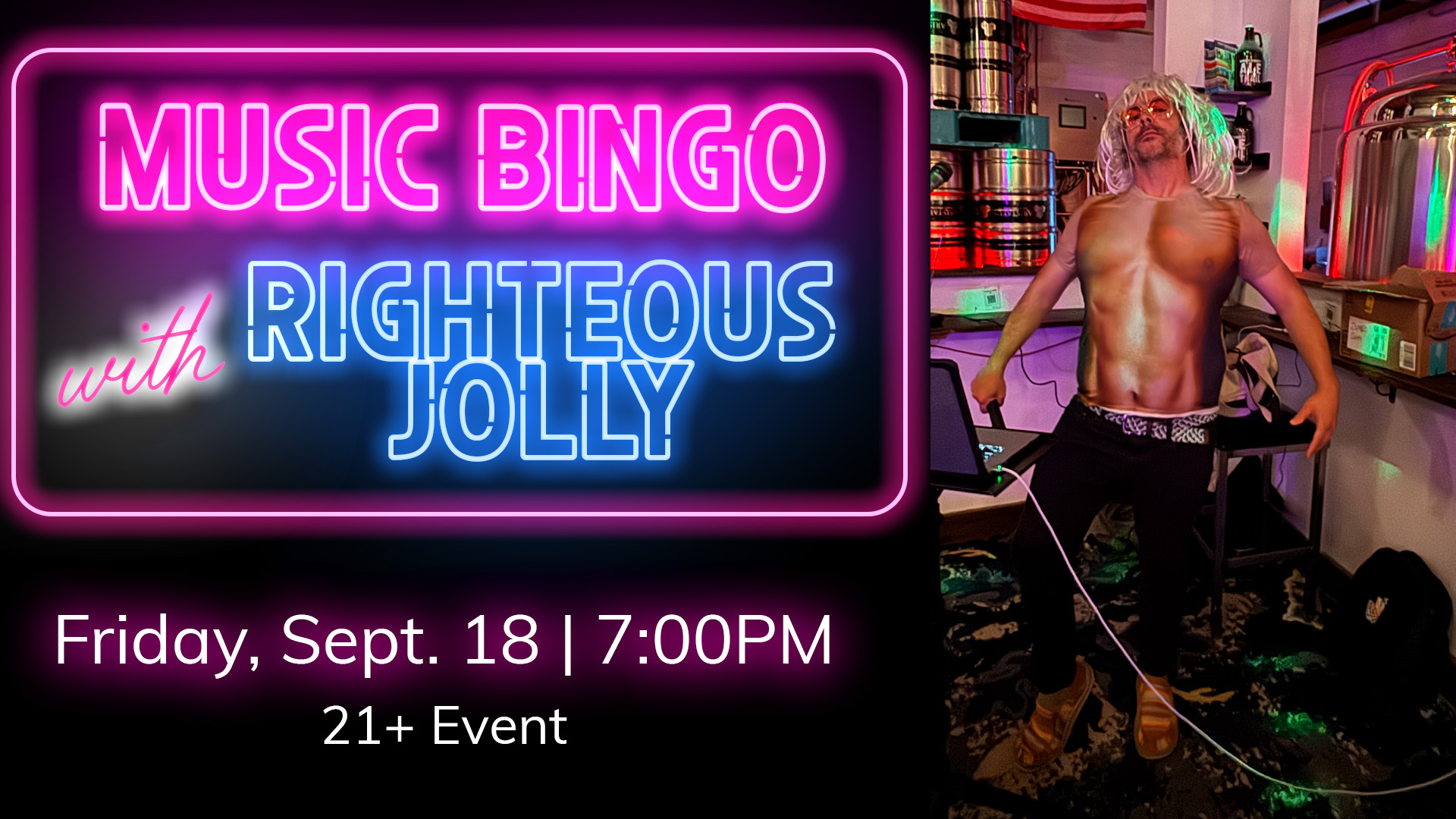 Music Bingo with Righteous Jolly at Aristaeus (Langhorne PA)
