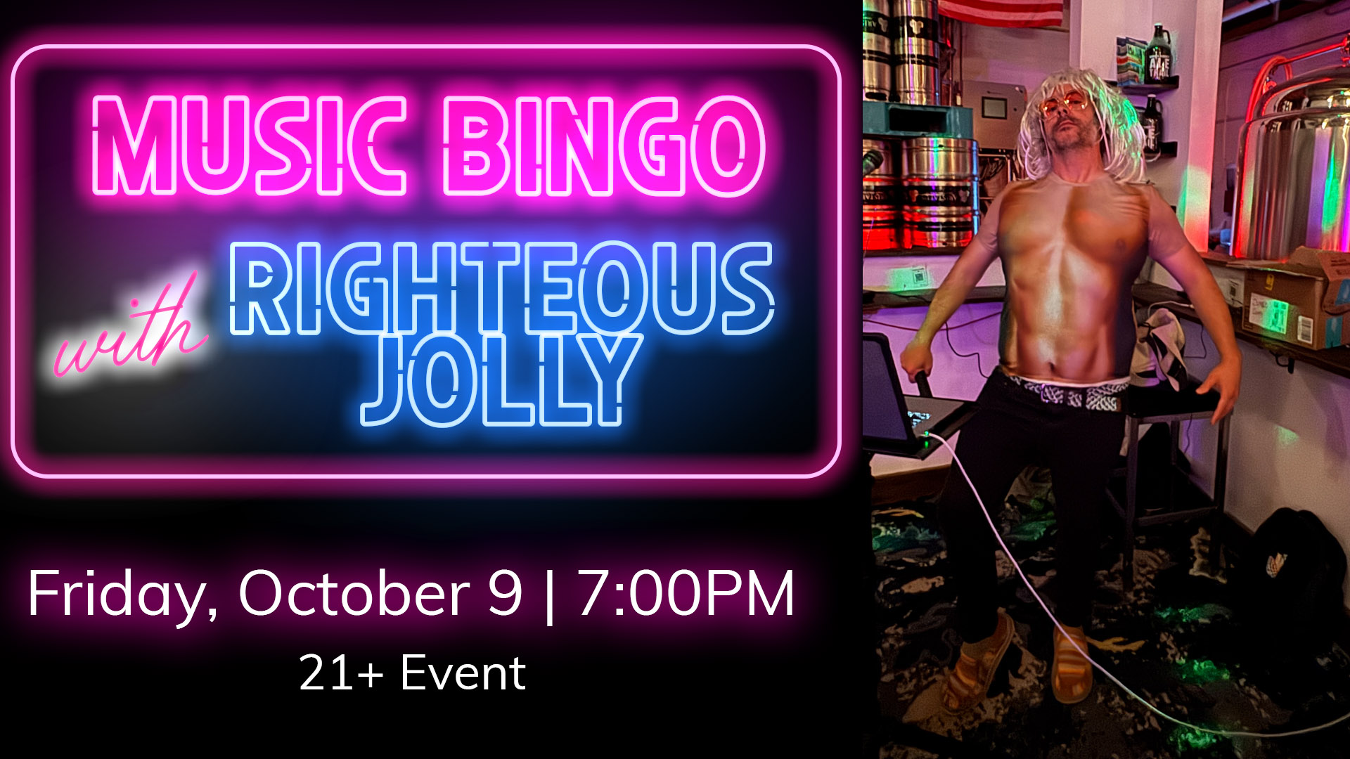 Music Bingo with Righteous Jolly at Aristaeus (Langhorne PA)