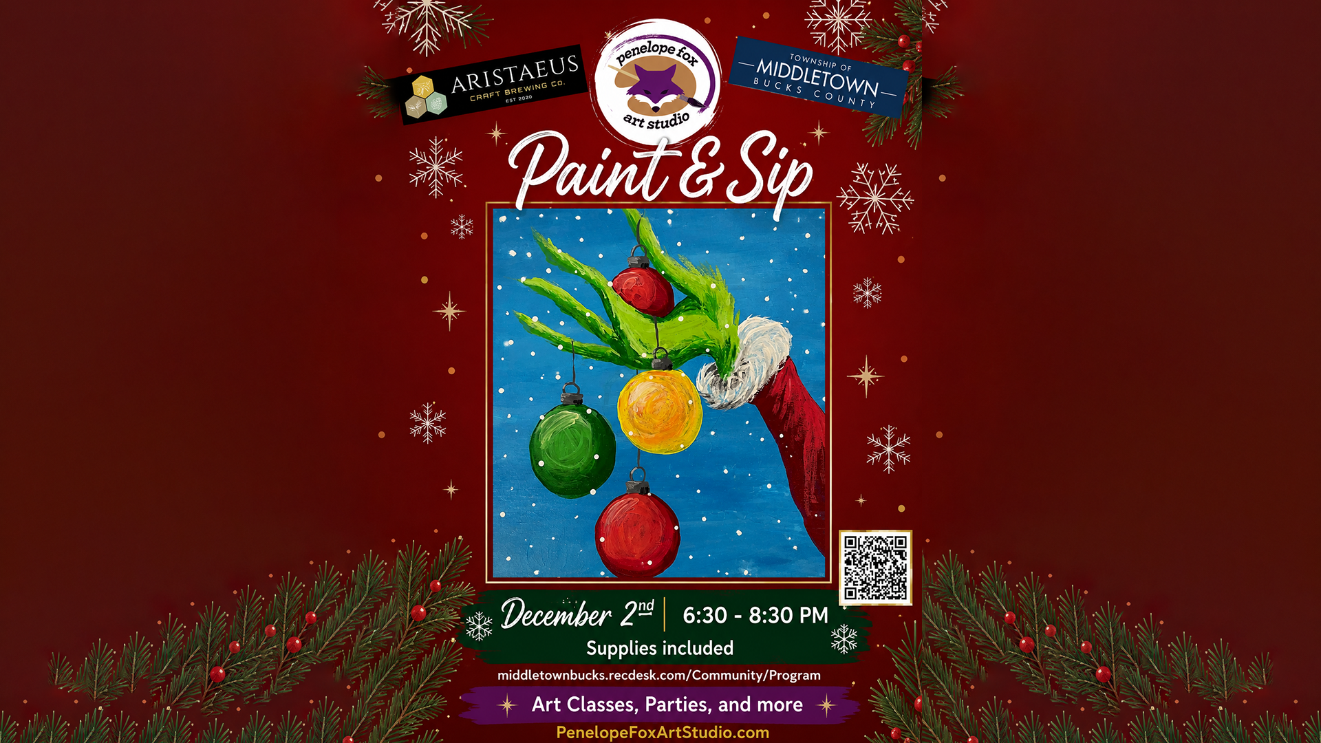 December Paint and Sip